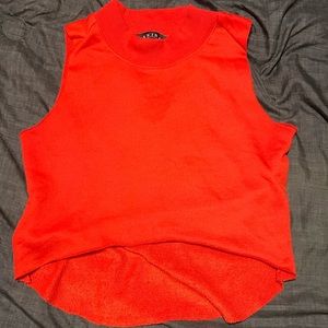Women’s AKIRA size Medium red crop top NEW